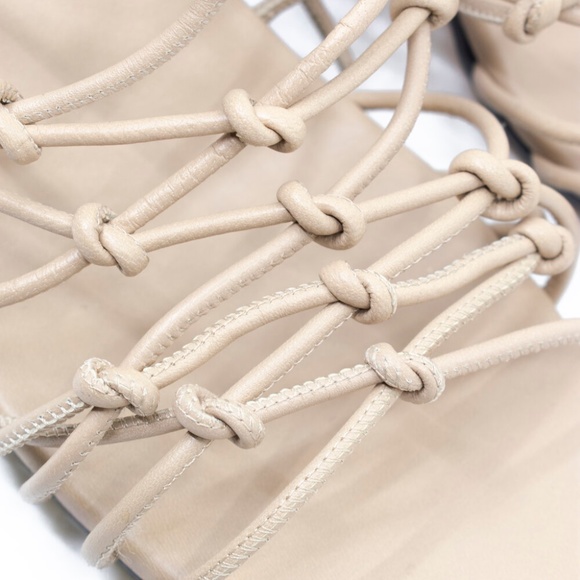 Chloe Jamie Leather Lace-Up Sandals - Picture 8 of 8